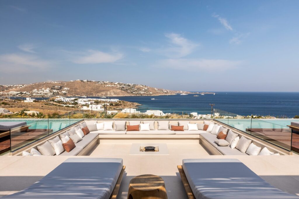 Luxury rental Retreats and villas by V1 retreats Mykonos Greece